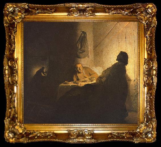 framed  Rembrandt van rijn The Supper at Emmaus, ta009-2